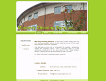 Tablet Screenshot of masonrycleaningservices.com